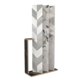 Generico Espositore per Piastrelle da Pavimento autoportante, espositore per Campioni di Piastrelle da Pavimento, espositore per Pannelli di Legno Multistrato, espositore per Porcellana da Pavimento,