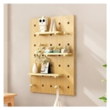 Generico Pannello Forato da Parete, Kit Pannello Forato per riporre Gli Oggetti, Pannello Forato in Legno massello per Montaggio a Parete per Garage di casa e Ufficio (Colore: 60x120cm, Dimensioni: