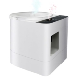 Generico Umidificatore A Ultrasuoni, Umidificatore Ad Alta capacità da 3 Litri, Umidificatore A Nebbia Fredda Silenzioso, Controllo Intelligente Dellumidità, Umidificatore per Camera da Letto