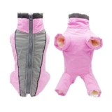 Giacca calda per cani, cappotto invernale per cani di piccola e media taglia, giacca a vento impermeabile Refflective Pet Snowsuit Puppy Clothes per femmine S