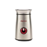 Girmi MC01 Macinacaffe, 150 W, Corpo Inox, Capacità 50gr, Funzionamento PULSE, Macina spezie e caffè, Lame Inox, Pulsante retro-illuminato, Base con avvolgicavo