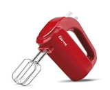 Girmi SB02 Sbattitore Elettrico, 170W, Sbattitori Inox per montare panna ed albumi, Funzione Turbo, Ganci Inox per impasti dolci e salati, 5 Velocità, Rosso