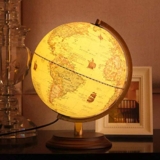 Globi scolastici Mappa della sfera del mondo Lampada retrò Mappa della terra Studente in rilievo Decorazione domestica americana Ornamenti Regalo creativo artigianale