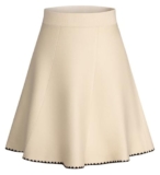 Gonne da Donna mini Gonna a pieghe Gonna per tutti i giorni Gonna ruvida per l’autunno e l’inverno albicocca M