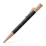 Graf von Faber-Castell 145694 – Biro Twist action Classic Anello oro rosa con fusto in resina pregiata, larghezza linea B