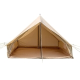 Grande tenda da parete in tela di cotone impermeabile 320 G/tessuto Oxford 900D, riparo ideale per campo base, tenda da campeggio quattro stagioni per 6-8 persone, campeggio all’aperto, escursionismo,