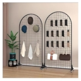 Griglia da Pavimento, Pannello Gridwall espositore, Pannello in Piedi Torre griglia Parete Mobile griglia da Pavimento per Vendita al Dettaglio Artigianato Fiera griglia Parete Pannelli (140