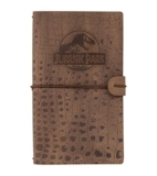 Grupo Erik: Taccuino da viaggio Jurassic Park Taccuino pelle sintetica con 2 quaderni, porta tessere e tasca espandibile, 19,6x12cm, adatto come diario di viaggio,di bordo o notebook quaderno, Marrone