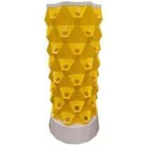Gvqng Torre Idroponica Sistema in Crescita, Agricoltura Verticale Attrezzatura per Torre Aeroponica con Pompa Idratante Adattatore Temporizzatore, per Erbe da Interni, Frutta,Giallo,8 Layers