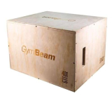 GymBeam Plyo Box 40 x 51 x 61 cm, Scatola Pliometrica in Legno, Attrezzo per la Palestra in Casa, Box Pliometrica, Box Pliometrico, Attrezzatura Fitness per Sviluppare Stabilità, Forza e Dinamicità