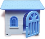 HACSYP Cuccia for Cani da Interno, Articoli for Animali Domestici Cuccia for Cani Antivento for Esterni Gabbia for Cani Impermeabile Confortevole casa for Gatti Facile da Pulire (Color : Blue)