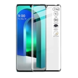 HERCN 3D Vetro Temperato Compatibile con LG Velvet/Velvet 5G 6.8″,Ultra Resistente 3D Curvo 9H Durezza Pellicola Protettiva in Vetro Temperato per LG Velvet/Velvet 5G Smartphone (Nero & 1 Pack)