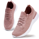 HKR Scarpe Donna Sneakers Moda Strada Running Camminare Fitness Sneakers Traspirante Tennis per Gym Estive Primavera Rosa 40 EU