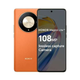 HONOR Magic 6 Lite Smartphone, 8 GB+256 GB, display da 6,78″ anti-caduta a 120 Hz, tripla fotocamera posteriore da 108 MP, batteria super durevole da 5300 mAh, doppia SIM, Android 13, Sunrise Orange