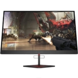 HP OMEN X 27 Monitor, Schermo 27″ QHD 2560 x 1440 TN, Tecnologia AMD FreeSync 2 HDR, Tempo Risposta 1 ms Overdrive, Frequenza 240 Hz, Regolabile Inclinazione e Altezza, Nero
