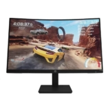 HP X27qc Gaming Monitor Curvo da 27 pollici, Pannello VA 16:9 QHD 165Hz, 1 ms, Antiriflesso, 350 nits, 3000:1, AMD FreeSync Premium, Low Blue Light, VESA 10×10 cm, HDMI 2.0, Displayport 1.4, Nero
