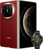 HUAWEI Mate X6 +Extral WATCH GT 4,12+512G, Smartphone Pieghevole Compatta, Ultrasottile e Resistente, Fotocamera Ultra Chroma, Vetro Kunlun di Seconda Generazione, Display X-True, Nero