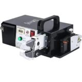 HZWMQDLF Pinza per crimpatura di terminali Multifunzione, Pinza per Taglio spelafili, Pinza per crimpatura di terminali elettrici da 0,25-10 mm² con 7 matrici per crimpatura e Pedale