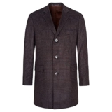 Hackett W/Cash Brushed GCHECK Giacca, 898 Marrone Scuro, 34W/34L Uomo