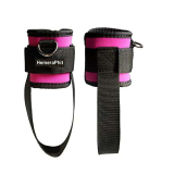 HemeraPhit 1 Paio Cavigliera da collegare a Macchina per Esercizio Cinghie Regolabili Accessorio per Allenamento delle Gambe Bodybuilding Attrezzatura da Palestra(Rosa)