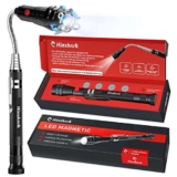 Hinshark Regalo Uomo, Magnetico Telescopico con LED Gadget Utili, Regali Uomo Natale Originali, Idee Regalo Uomo Regali per Lui/Papà, Festa del Papà Idee Regalo, Regalo Natale 2024 Uomo