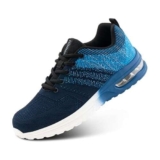 Hitmars Scarpe Ginnastica Uomo Donna Scarpe da Running Corsa Leggere Traspiranti Lacci Sneakers Fitness Sportive Jogging Outdoor Blu EU 42