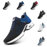 Hitmars Scarpe da Running Uomo Leggero Scarpe da Ginnastica Respirabile Sportive Fitness Running Sneakers Basse All’aperto Casual Scarpe Blu 43 EU