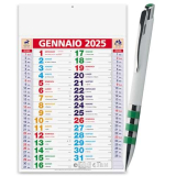 Hole Gadget | 100 Calendari Personalizzati 2025 + 100 Penne Personalizzate Gadget Pubblicitari di Fine Anno come Omaggio per i Clienti Regali Aziendali. Cod. Color