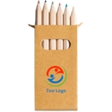 Hole Gadget ® | Kit Pastelli Colorati Premium con Astuccio Brandizzato – Ideale per Gadget Aziendali, Regali Eventi, Promozionali Omaggio a Clienti PD545 (25)