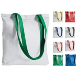 Hole Gadget ® | Stock 20 Shopper Personalizzate Pubblicitarie Bicolore, Borse Gadget Aziendali Personalizzate in TNT con Logo, Buste Shopping Bag per Omaggi a Clienti PG159