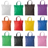Hole Gadget ® | Stock 20 Shopper Personalizzate Pubblicitarie, Borse Gadget Aziendali Personalizzate in TNT con Logo, Buste Shopping Bag per Omaggi a Clienti PG162