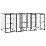 Home Arredamento Cuccia per cani da esterno in acciaio 9.68 m²