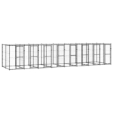 Home Arredamento Outdoor Cuccia per cani in acciaio con tetto 19,36 m²