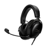 HyperX Cloud III, Cuffie da Gaming, Connessione Cablata a 3,5 mm, Controlli Audio Integrati, Telaio in Alluminio, Cuscinetti in Memory Foam Rivestiti in Similpelle, Adatto per PS4, Xbox e PC, Nero