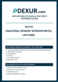 ICD 10 M1712 – Unilateral primary osteoarthritis, left knee – Dexur Data & Statistics Reference Guide (English Edition)