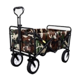 IFGSEQQQ Carrello pieghevole da esterno pieghevole carrello da campeggio robusto carrello da giardino con ruote universali e manico regolabile, carico 100 kg (stile 1)