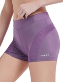 INBIKE Pantaloncini Ciclismo da Donna Mutande Imbottitura 3D per MTB Bicicletta Allenamento Fitness(Viola,L)