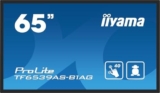 Iiyama Prolite TF6539AS-B1AG – Monitor LED IPS 163,9 cm 64,5″ IPS 4K UHD Open Frame 40 Punti Multitouch Bonded PCAP capacitivo HDMI DP RJ45 RS-232c USB2.0 IP65 Android OS antiriflesso Touch Glass 24/7