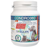 Integratore per Articolazioni Cane Condroprotettore con Glucosamina, Condroitina, Proteine – Supporto per Articolazioni, Cartilagini e Ossa – 100 Compresse Bioequipe CONDRO360b