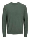 JACK & JONES Jorlafayette Knit Crew Neck Maglione Lavorato a Maglia, Laurel Wreath, L Uomo