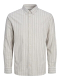 JACK & JONES Jprbrook Oxford Shirt L/S Noos Camicia, Lupo Timber, S Uomo