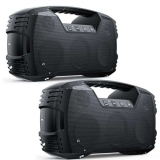 JIAHAYAU Altoparlante Bluetooth senza fili portatile, 40 W (60 W) di picco forte suono impermeabile IPX7, 32 ore di autonomia, altoparlante esterno per casa/festa/spiaggia, gadget elettronici, regalo