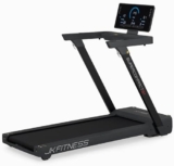 JK FITNESS Tapis Roulant Salvaspazio SC51 [Motore 2.0/3.0 HP] – Pieghevole Ultra-Compatto [18 km/h, Inclinazione Elettrica 12 Livelli] – Allenamenti Personalizzati con App e Ricarica Wireless