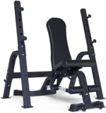 JKJZSALJ Panca Multifunzione per Pesi, Bilanciere, Panca per Pressa per Squat, Panca con Manubri, Sedia per Fitness, Attrezzatura per Fitness, Panca con Manubri (Nero 1477450 Cm)
