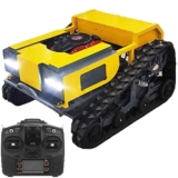 JODAIS Tosaerba a Benzina, Tosaerba robotizzato, Tosaerba a Benzina a Quattro Tempi da 9,5 HP con Telecomando, Attrezzatura per la Cura del Prato, Tosaerba cingolato Sale Fino a 30° di inclinazione