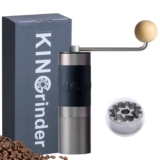 KINGrinder K2 – Macinacaffè manuale con 140 gradi di macinazione regolabili per aeropress, French Press, Drip, Espresso, capacità 25 g