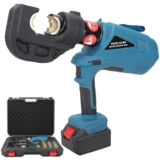 KKMNDE 11 Dies Pinza crimpatrice idraulica Pinza crimpatrice idraulica 16-400mm2 Pinza idraulica Ricaricabile Pinza crimpatrice idraulica elettrica Ideale per terminar