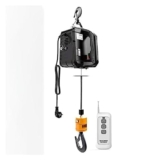 KKMNDE Verricello Elettrico ad Alta trazione, paranco Elettrico, paranco Elettrico per Gru Portatile da 500 kg per Auto, bricolage, movimentazione di carichi, officin