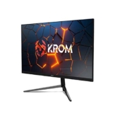 KROM KERTZ – Monitor Gaming 24″ LED RGB 200HZ, tempo di risposta 1ms, FullHD (1920X1080px), HDR, AMD Freesync & NVIDIA G-Sync, sistema VESA 75X75, Low Blue Light/Flicker Free, HDMI, Displayport, Nero