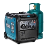KS Könner&Söhnen Generatore a benzina KS 5500iEG S di Könner & Söhnen Generatore 5500 W, presa Schuko 230 V,2 porte USB, power station, generatore di emergenza EURO V…